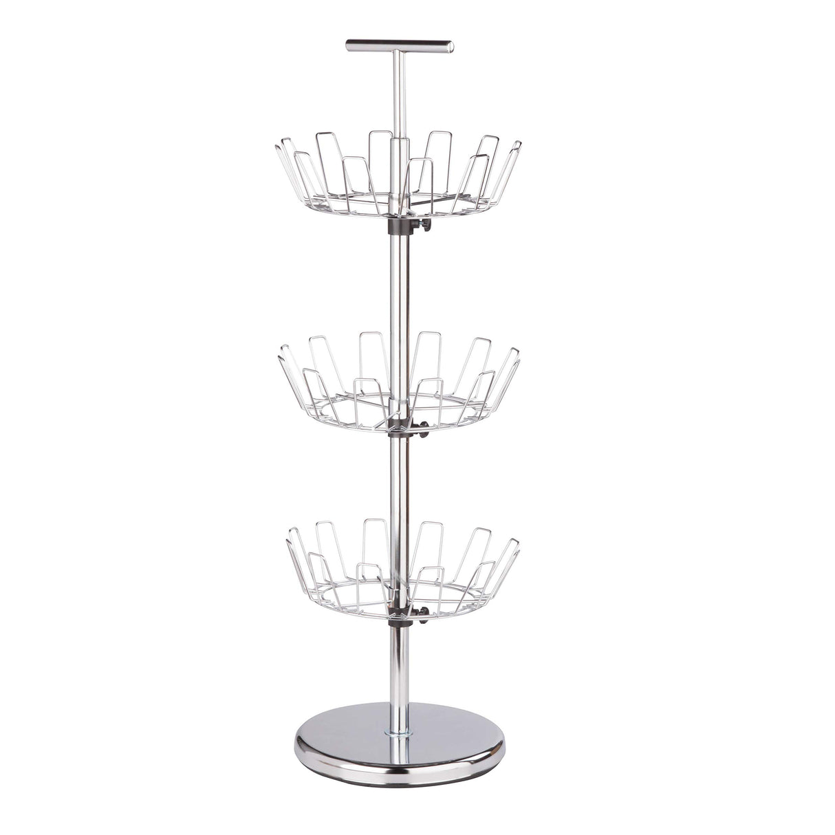 Honey-Can-Do 3 Tier Chrome Shoe Tree, 25 lbs Honey-Can-Do