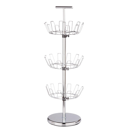 Honey-Can-Do 3 Tier Chrome Shoe Tree, 25 lbs Honey-Can-Do