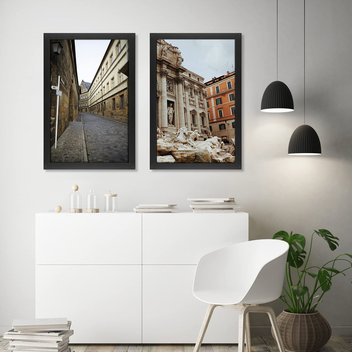 Golden State Art, 16x24 Solid Wood Black Picture Frame, Tempered Glass - Horizontal and Vertical for Wall Display - Great for Wedding Photos, Family Portraits, Posters, 1 Pack Golden State Art