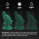 eSUN eStars PLA Luminous 3D Printer Filament, 1.75mm 1KG Spool Upgrade Strong Glow in The Dark Shiny PLA for 3D Printers, Luminous Shiny Galaxy Black eSUN