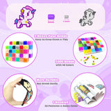 Fuse Beads Kit - 48 Colors 5mm Fuse Beads Set with Pegboards, Ironing Papers and Accessories, Fuse Beads 2 Boxes, DIY Craft Kits for Kids, Arts and Crafts Gifts for Girls & Boys Christmas Birthday AJAZPER