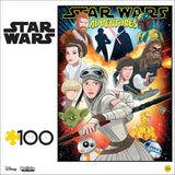 Buffalo Games - Star Wars - Adventures - 100 Piece Jigsaw Puzzle for Families -Challenging Puzzle Perfect for Game Nights - Finished Size is 15.00 x 11.00 Buffalo Games