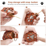 softum Cat Dog Hair Keychain 6pcs, Cat Fur Memory Charm, Dog Hair Collector Keychain, Pet Fur Keepsake, Pet Memorial Gifts, Cute Keychains for Women Girls softum