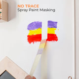 DOAY 2 Pack White Masking Tape - Painters Tape 1 Inch Wide - Multi-Surface, Water Resistant, Indoor & Outdoor Use - 180FT Total - Artist Tape for Paint, Wall, Watercolor, Car, DIY (#4010) DOAY