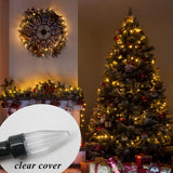 Solhice 2 Pack 20ft Christmas Lights Battery Operated String Lights with Remote Control, 50 LEDs Clear Mini Lights Warm White Xmas Tree Lights for Bedroom Indoor Outdoor Decor Solhice