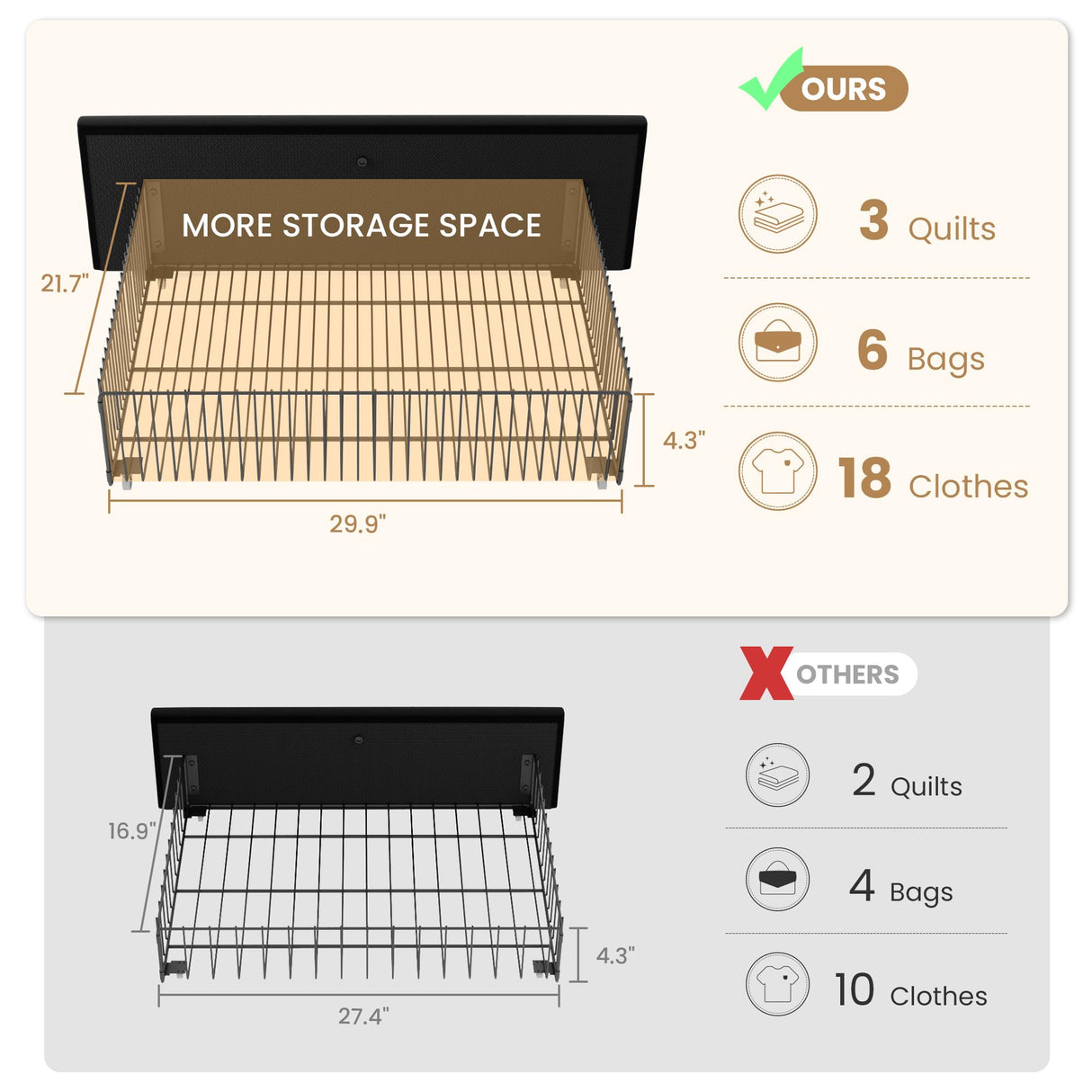 SHA CERLIN King Size Platform Bed Frame with 4 Storage Drawers, Vertical Channel Tufted Adjustable Headboard, Velvet Upholstered, Wooden Slats Support, No Box Spring Needed, Easy Assembly, Black SHA CERLIN