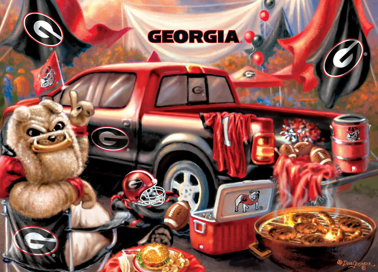 MasterPieces NCAA Gameday Puzzles Collection - Georgia NCAA Gameday Collection 1000 Piece Jigsaw Puzzle, 19.25" x 26.75" Masterpieces