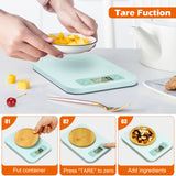 Smart Food Scales for Kitchen - Digital Food Scale with Nutritional Calculator Analysis App, Food Weight Scale Grams and Ounces, Food Scale for Weight Loss, Calories Counting, Meal Prep 0.1oz URAMAZ