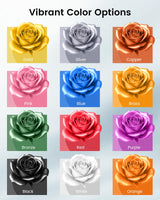 SUNLU Silk PLA+ Filament 1.75mm 2025 Upgrade Spool Compatible with Bambulab Refill Filament, 1kg(2.2lbs) PLA 3D Printer Filament, 1.75mm Dimensional Accuracy +/- 0.02mm, Silver YOOPAI