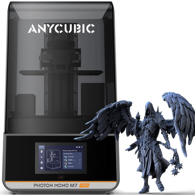 ANYCUBIC 14K Resin 3D Printer Photon Mono M7 Pro with COB LighTurbo 3.0, 170mm/h Ultra High Speed& 10.1'' Mono LCD, Heating Temperature Control, Printing Size of 8.78''x4.95''x9.05''