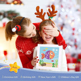 DIYGEMDOT 6 Pack Diamond Art Kits for Kids, Cute Animals Diamond Painting for Beginners, DIY 5D Gem Art for Girls & Boys Ages 6-8-10-12, Children's Christmas Gifts (6x6 inches) DIYGEMDOT