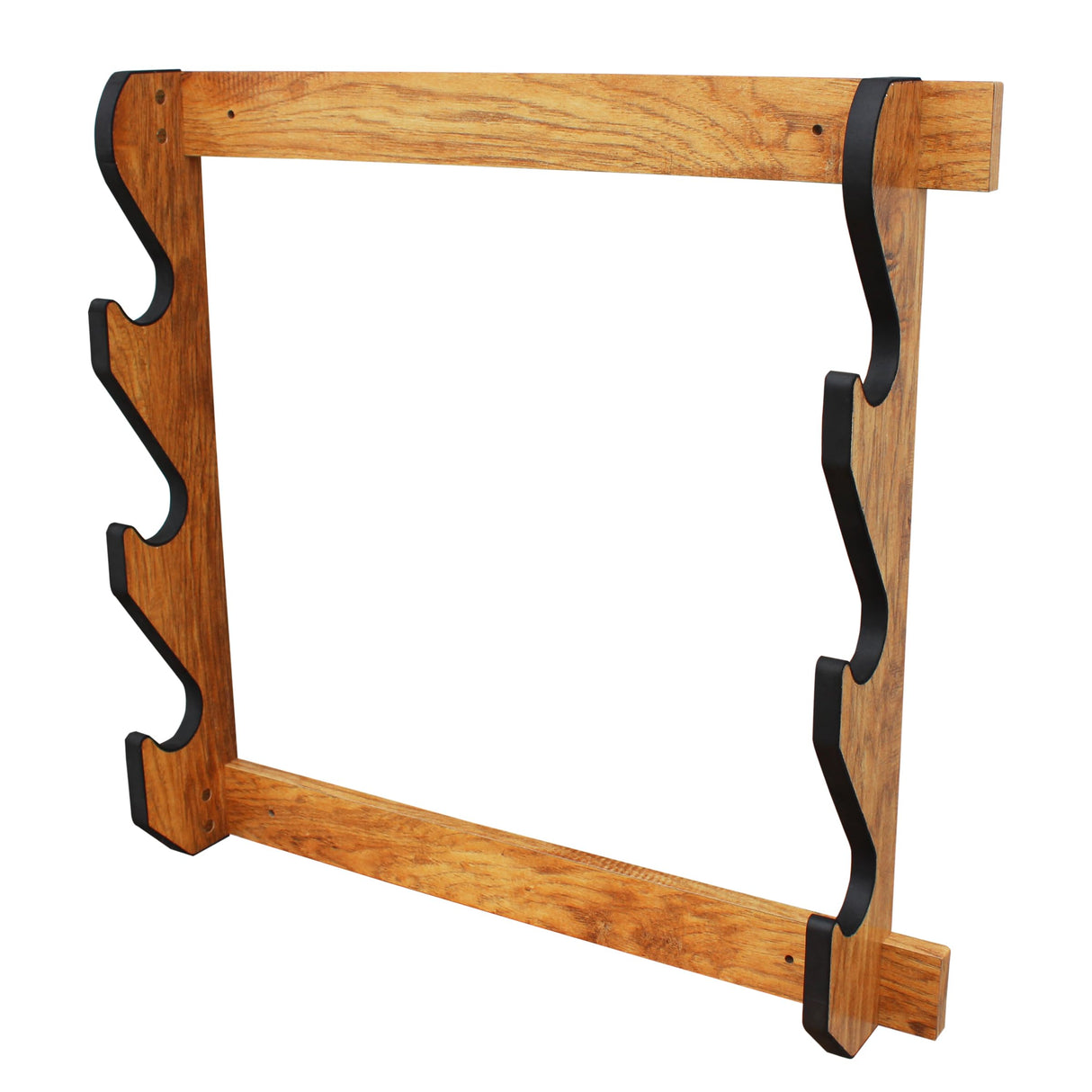 Rush Creek Creations unisex adult American Cherry Indoor 3 Rifle Shotgun Wall Storage Display Rack, American Cherry, 0 US Rush Creek Creations