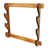 Rush Creek Creations unisex adult American Cherry Indoor 3 Rifle Shotgun Wall Storage Display Rack, American Cherry, 0 US Rush Creek Creations