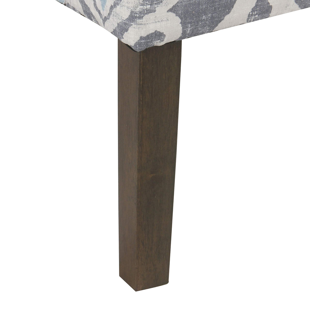 HomePop Velvet Swoop Arm Accent Chair, Suri Blue HomePop