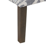 HomePop Velvet Swoop Arm Accent Chair, Suri Blue HomePop