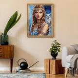 KAYEIUU 5D Greek Goddess Diamond Art Kits for Adults DIY Round Full Drill Diamond Paintings Gem Art for Beginners Home Wall Decor 12x16 Inch KAYEIUU