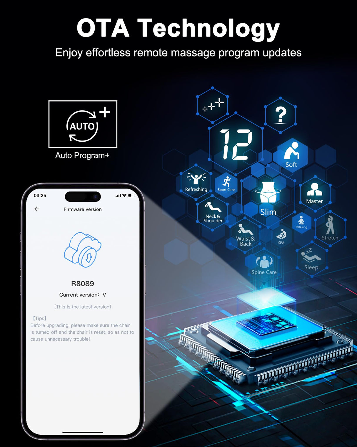 EASPEARL R8089 Pro 4D Massage Chair,SL-Track Zero Gravity Massage with Heat,OTA System,Electric Footrest,Airbags,Bluetooth,APP Control,Shiatsu Massage Chairs Full Body and Recliner with Stretch EASPEARL