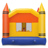 Cloud 9 Commercial Grade Crayon Castle Bounce House with Blower - 100% PVC 17' x 13' Inflatable Bouncer Cloud 9