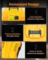 DCB112 20V MAX Battery Charger Replacement for Dewalt Battery Charger, Compatible with Dewalt 12V-20V Battery COOMYXIN