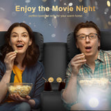 YONISEE Living Room Furniture Set, Loveseat Recliner 2 Seater and 360° Swivel Recliner Chair with Massage, Luxury Reclining Sofa 2PC Set for Living Room (2+1) YONISEE