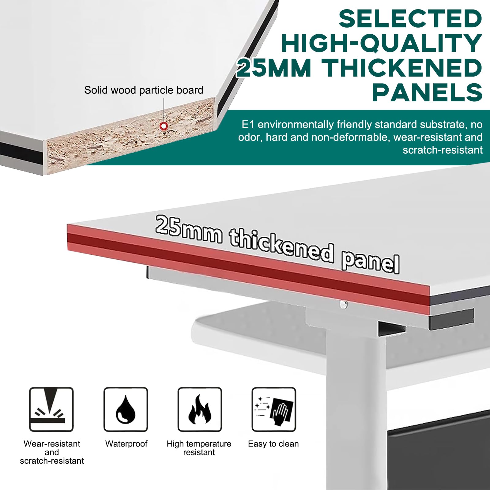 Folding Conference Table, Foldable Conference Rooms Training Rooms Flip Top Mobile Training Table, With Caster Wheels Long Seminar Table for Meeting Room, Rectangular Modular Conference Room  - WoodArtSupply