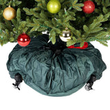 [Upright Tree Storage Bag] - 9 Foot Christmas Tree Storage Bag for Fully Decorated Artificial Trees up to 9 Feet Tall - Keep Your Fake Tree Assembled with Ornaments | Includes Rolling Tree Stand TreeKeeper