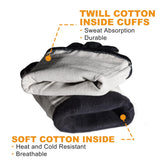 TOPDC Welding Gloves 14 Inches Fire/Heat Resistant Leather For Mig,Tig,Stick,Forge,BBQ,Grill, Fireplace,Wood Stove, Furnace,Pot,Oven TOPDC