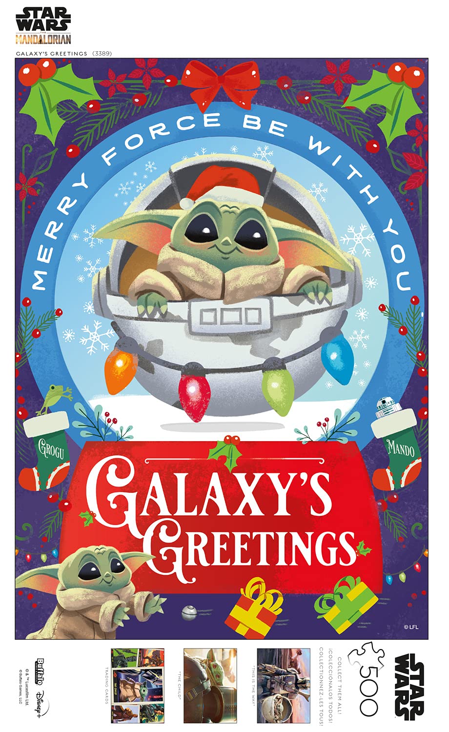 Buffalo Games - Star Wars - : Galaxy's Greetings - 500 Piece Jigsaw Puzzle for Adults -Challenging Puzzle Perfect for Game Nights - Finished Size is 21.25 x 15.00 Buffalo Games