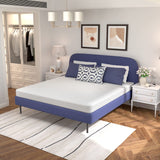 King Size Mattress Fiberglass Free 6 Inch Green Tea Cooling Gel Memory Foam Mattress in a Box,Medium-Firm,Pressure Relief&Temperature Regulation,CertiPUR-US Certified,White PayLessHere