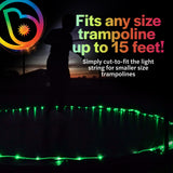 Brightz Bounce LED Trampoline Lights Trampoline Accessories for Kids Trampoline Toys Trampoline Games 14 14ft 16 16ft 15 15ft Summer Fun for Kids Outdoor Trampoline Game Trampoline Stuff Brightz