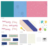 CREATIVETREES Greeting Card Making Kits DIY Blank Cards for Birthdays, 9 Envelopes, Balloon Thank You Cards, Colourful Balloon Thank You Cards with Envelopes CREATIVETREES