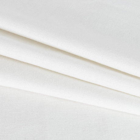 8 PCS Linen Embroidery Fabric, Pre-Cut Solid Color 12 × 12 Inch Square Needlework Fabric, Sewing Quilting Cloth for DIY Garment Crafts, Embroidery Project, Bright White LOVOUS