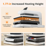 HTVRONT Auto Heat Press 2 - Heat Press Machine for T Shirts with Adjustable Pressure & Higher Heating Height, Heats Up Fast and Evenly Heat Press 15x15 for HTV, Sublimation, Heat Press Projects HTVRONT
