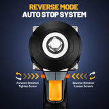 ALIESTFDNO 1/2 inch Cordless Impact Wrench, with Max TRQ (800N.m) 590Ft-lbs Brushless Electric Impact Gun, 2 x 4000mAh Battery, 4 Sockets, 3000RPM High TRQ Impact Driver for Home Car Truck Mower ALIESTFDNO