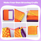 MagicKidz Weaving Loom Kit Toy - Birthday Gifts for Kids 6 7 8 9 10 11 12 Years Old - Arts and Crafts Kit for Girls Ages 6-8 10-12, DIY Potholder Knitting Kit with Loops MagicKidz