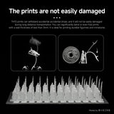 RESIONE 3D Printer Resin, TH72 Flexible Tough Resin with Long-Lasting Toughness and High Elongation, 3D Printing Impact Resistant for Figurines (White 1KG) RI RESIONE