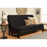 Kodiak Furniture Aspen Futon with Suede Fabric Mattress in Mocha/Black Kodiak Furniture