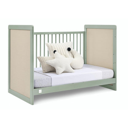 Delta Children babyGap Liam 4-in-1 Convertible Crib - Greenguard Gold Certified, Sage Green/Natural - WoodArtSupply