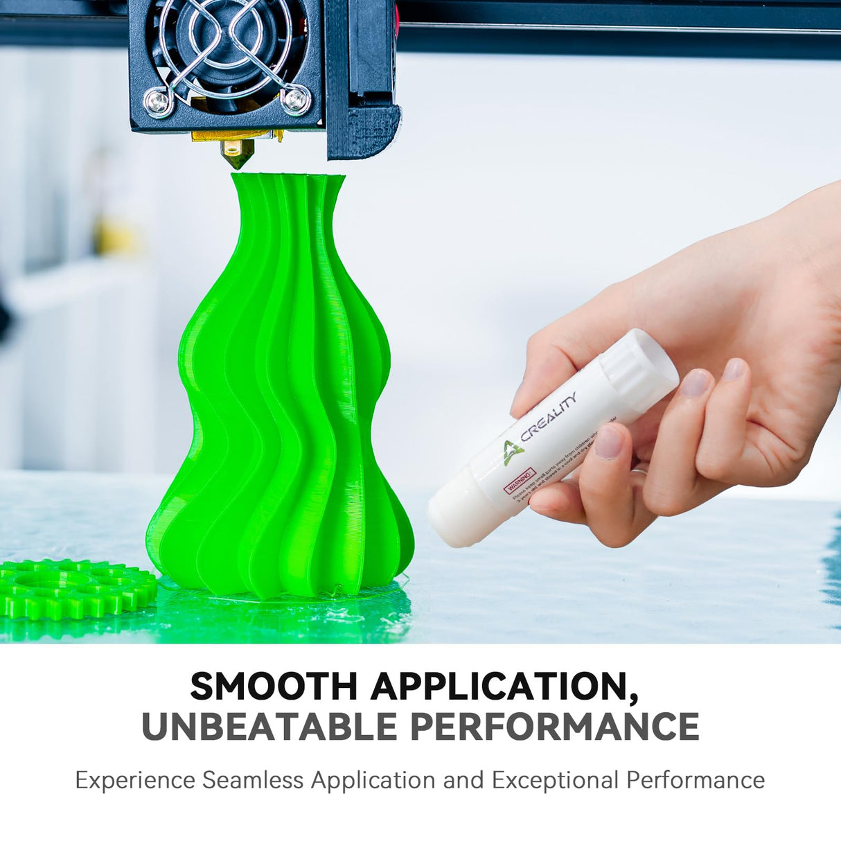 Creality 3D Printer Glue Stick Warping Reducing 3D Printer Glue Stick for Hot Bed 3D Printer Bed Adhesive PVP Solid 3D Print Glue Stick for PLA/ABS/PETG/PC/PA/TPU (Pack of 2) Creality