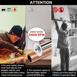 LitKiwi 1/4-Inch Hex Shank Rotary Drill Saw(with 5PCS Blades),HSS Saw Disc Wheel Cutting Blades for Drills Rotary Tools LitKiwi