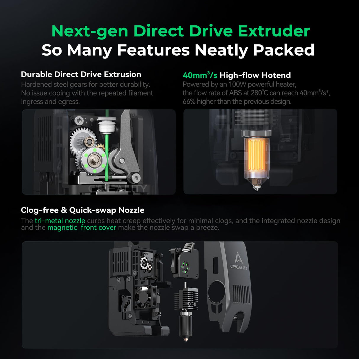 Creality Official K2 Plus Combo 3D Printer, Multi Color Printing with CFS 600mm/s High-Speed Full Auto-Leveling Dual Al Camera Next-Gen Direct Drive Extruder Laiger Build Volume 13.78x13.78x13.78 inch Creality