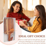 Geetery 12 Set Acacia Wood Charcuterie Board with Knife Wooden Serving Tray with Groove Acacia Wood Cutting Board with Gift Box and Card for Wedding Baby Shower Housewarming Gift Geetery