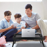 Bed Tray Table with Folding Legs Wooden Serving Breakfast in Bed or Use As a,Platter Tray,TV Table Laptop Computer Tray Snack Tray Large Size Artmeer