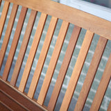 International Caravan Furniture Piece Royal Tahiti Curved Back Wood Two Seated Swing International Caravan