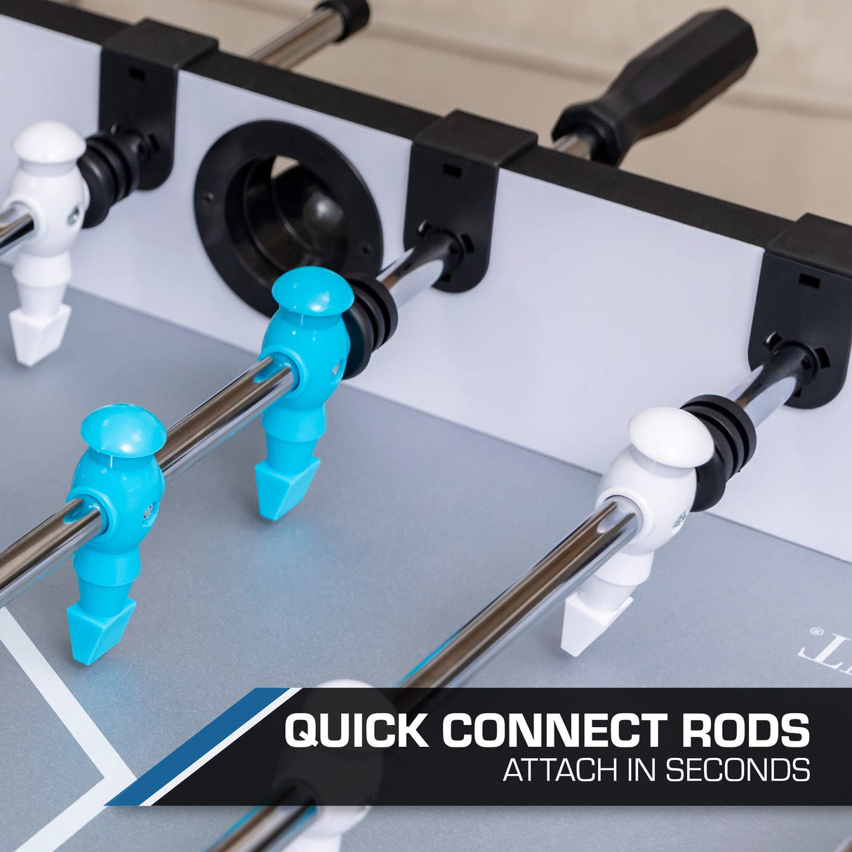 EastPoint Sports 60-Inch Official Competition Size Foosball Table - Foosball Game Table and Foosball Ball Set Complete with Quick-Connect Rods and Bead Scoring EastPoint Sports