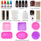MuseLuxe Soap Making Kit for Adults & Kids - Soap Making Supplies with Melt and Pour - Base,6 Silicone Molds, Colorant,Fragrances,Dried Flowers,Gift Card,DIY Craft Kit for Beginners MuseLuxe