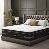 King Mattress, 14 Inch Hybrid Mattresses with Extra Lumbar & Shoulder Support Medium Firm Motion-Isolation Bed in a Box for Pain Relief Deep Sleep Fiberglass Free - No Odor, 365 Night Trial UniPon