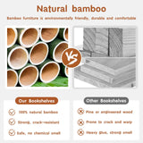 ZHUMUJIAJU 6-Tier Rotating Bookshelf- 360° Spinning Bookshelf Tower Kids, Tall Narrow Bookshelves with Wheels, Acrylic Clear Bookcase, Modern Storage Organizer for Home Office, Living Room, Bedroom ZHUMUJIAJU