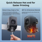 Anycubic 3D Printer Kobra 3 MAX Only, Support Multicolor Needs ACE Pro Large Printing Volume, 600mm/s High-Speed Precise Auto-Leveling & Anti-Skip Upgrade 420 * 420 * 500mm Print Volume ANYCUBIC