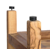 EcoDecors, Serenity, 18 ", Teak Shower Bench, Teak Bench for Shower, Teak Bench, Shower Teak Bench, Teak Wood Shower Bench, Teak Shower Stool, Teak Bench Shower, Teak Shower Bench for Inside Shower EcoDecors